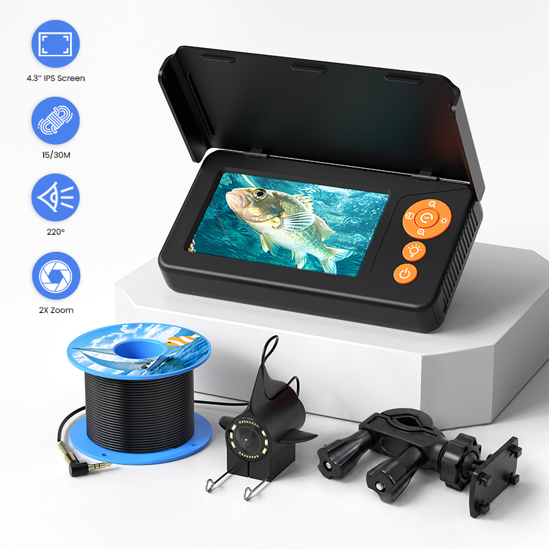 Fish Finder Cable - Cámara de pesca submarina con pantalla