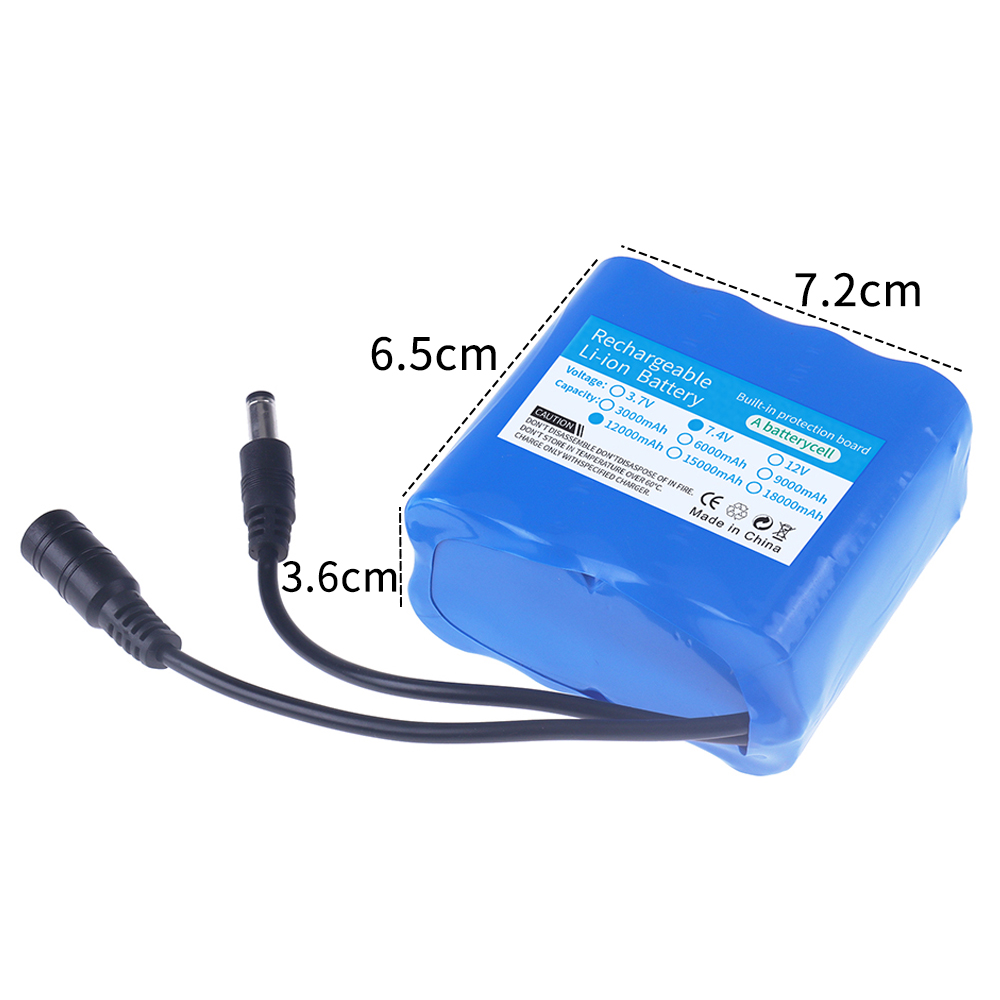 Batería de litio 2S4P 18650 7, - Fish Finder Battery reseña y precio