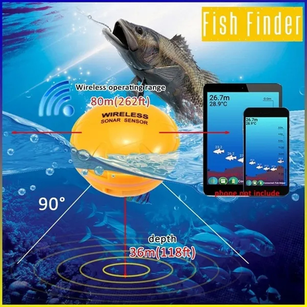 PUPOPAN 100M nuevo teléfono in - Fish Finder Cable reseña y precio