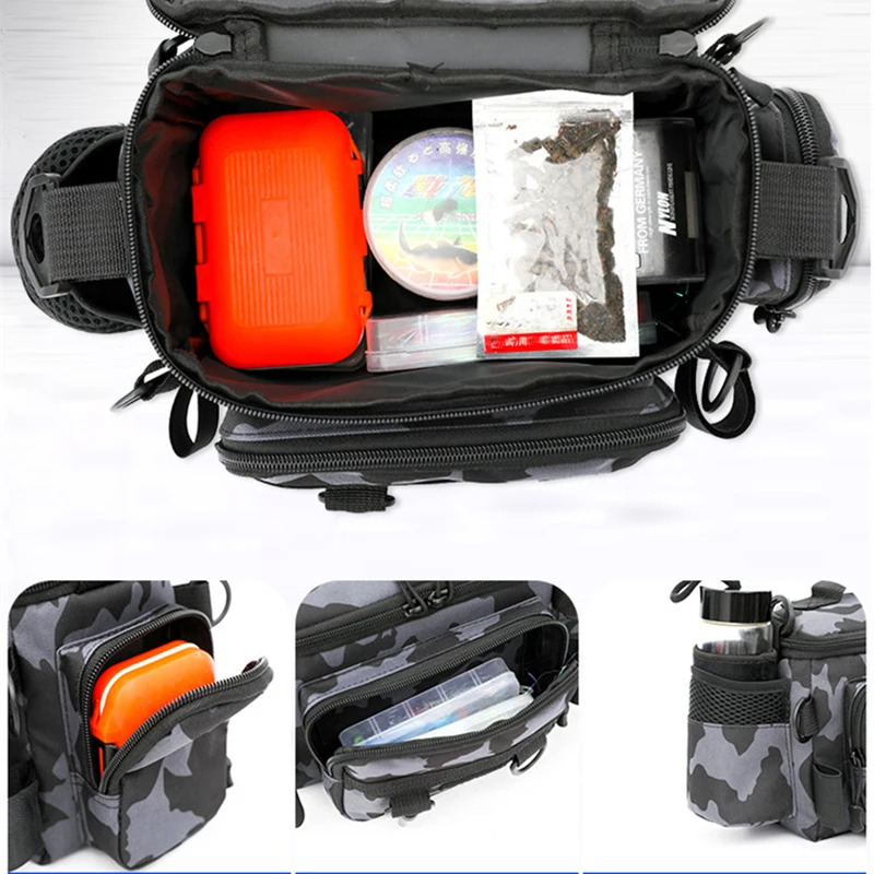 Bolso de hombro negro para apa - Fish Finder Case reseña y precio
